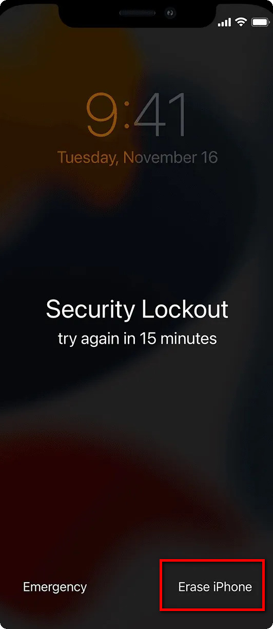 remove screen lock on iphone via erae iphone