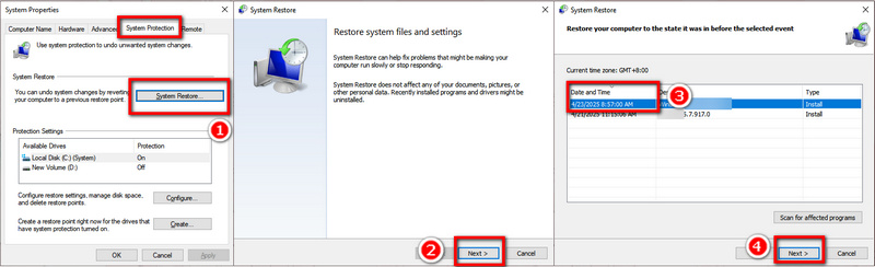 restore corrupted files by autosave