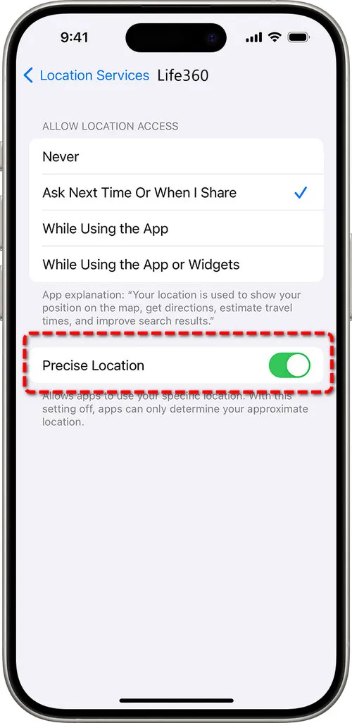 pause location on life360