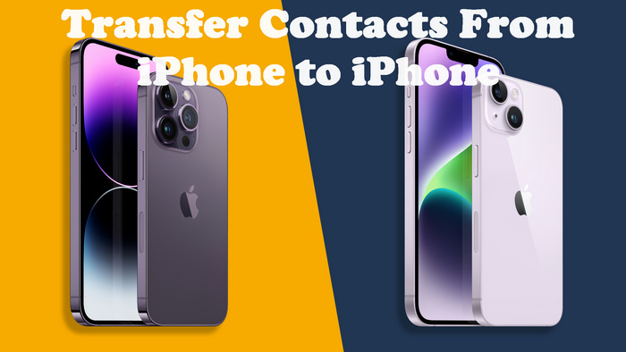 transfer contacts from iphone to iphone