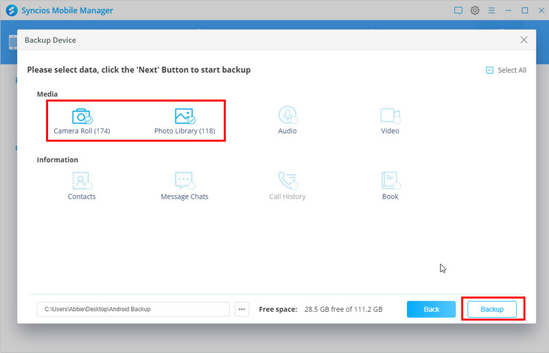 1-click backup iPhone 16 photos