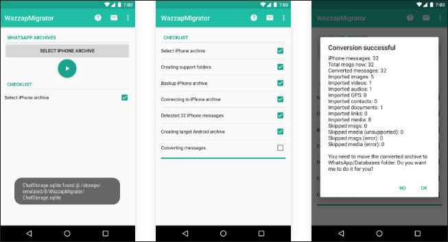 transfer WhatsApp conversations to Samsung Galaxy S25 using Wazzap Migrator