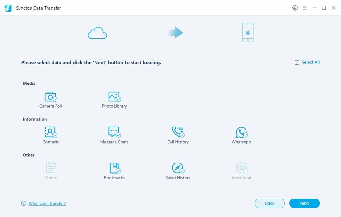 restore contents from iCloud backup to iOS 18 device