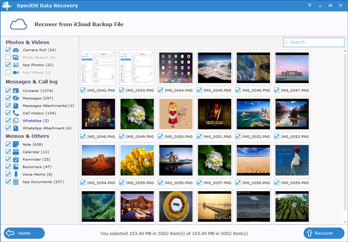recover iCloud backup file to iPhone 16/16 Plus