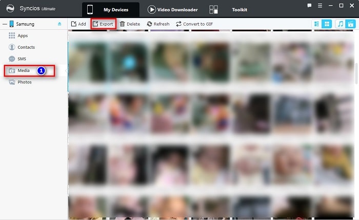 export videos from Samsung Galaxy S25 to computer