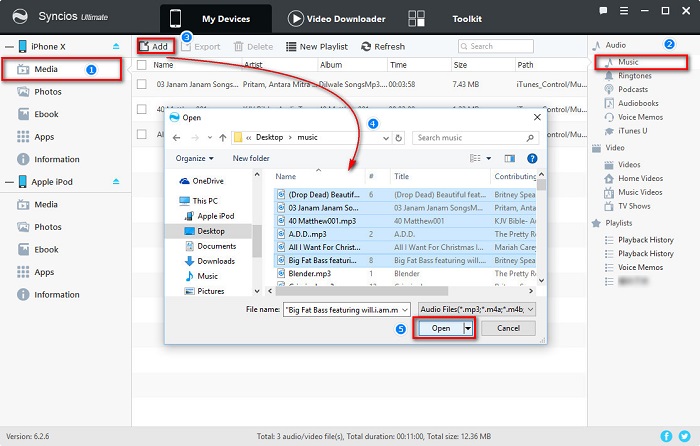 import iPod music to iPhone 16 from computer